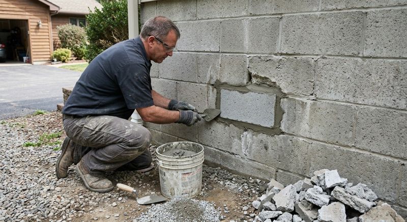 Block Wall Repair in Berthoud, CO