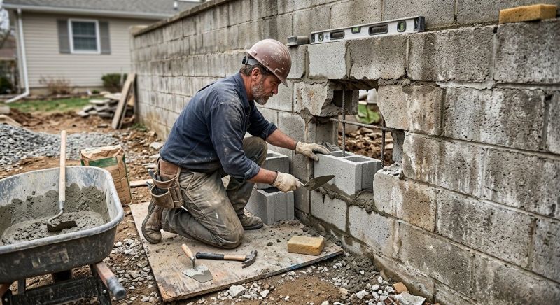 Block Wall Repair in Loveland, CO