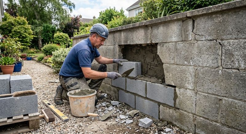 Block Wall Repair in Loveland, CO