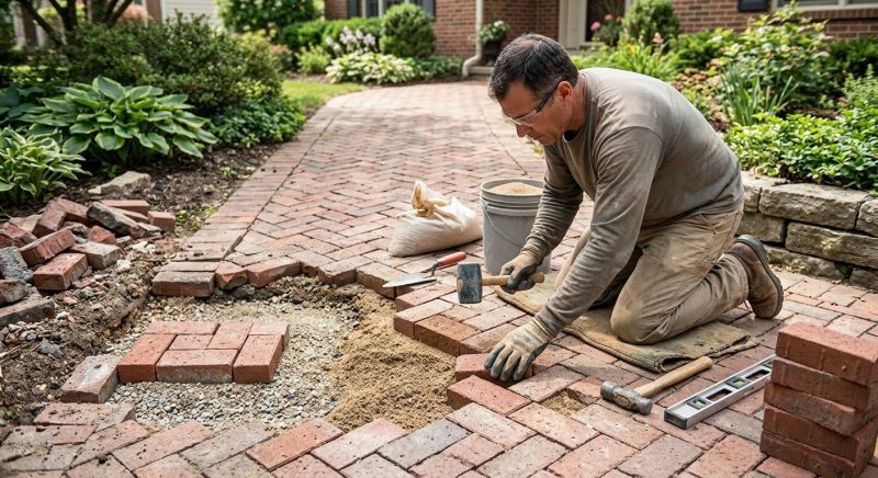 Brick Driveway Repair in Estes Park, CO