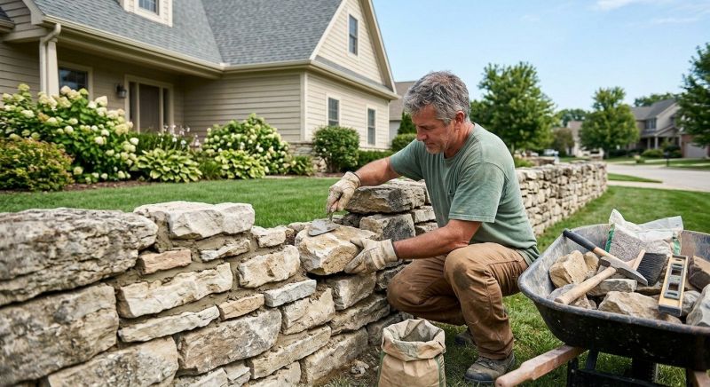 Brick Fence Repair in Estes Park, CO