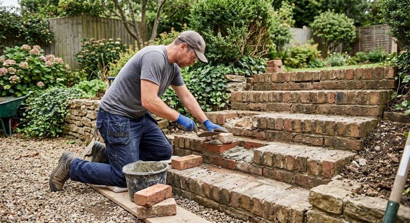Brick Stairs Repair in Boulder County, CO