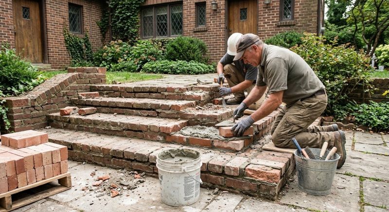 Brick Stairs Repair in Estes Park, CO