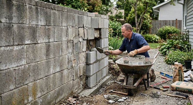 Cinder Block Repair in Estes Park, CO