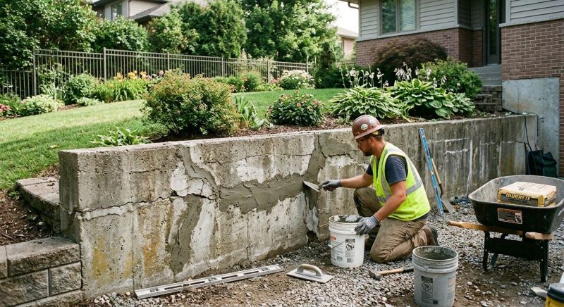 Retaining Wall Repair in Berthoud, CO