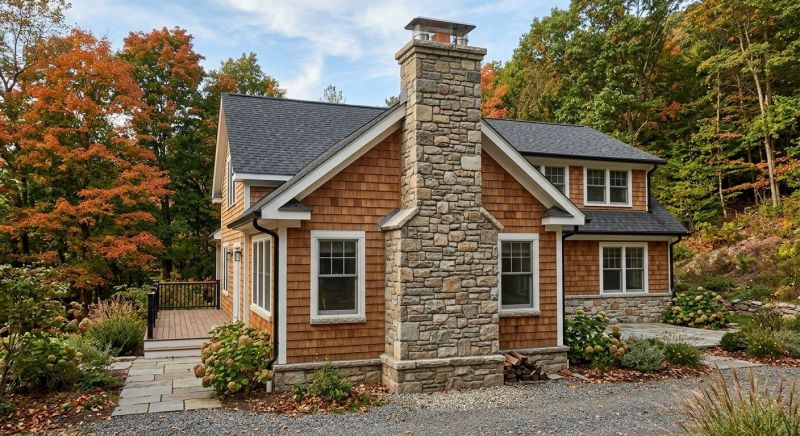 Stone Chimney Installation in Allenspark, CO