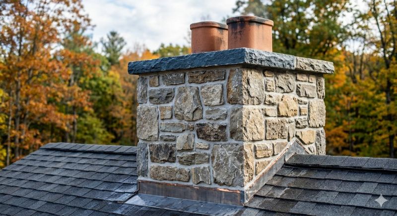 Stone Chimney Installation in Boulder County, CO