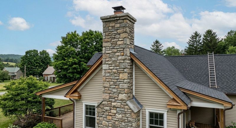 Stone Chimney Installation in Grand Lake, CO