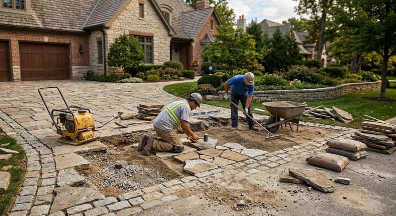 Stone Driveway Repair in Estes Park, CO