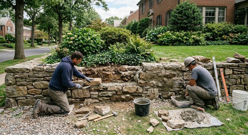 Stone Wall Repair in Jamestown, CO
