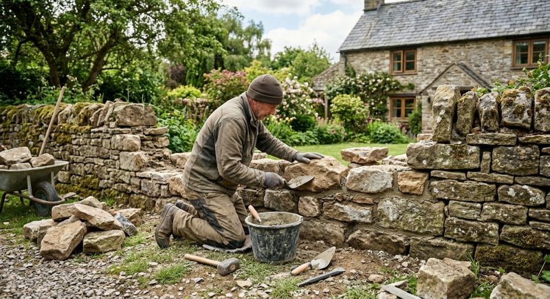 Stone Wall Repair in Jamestown, CO