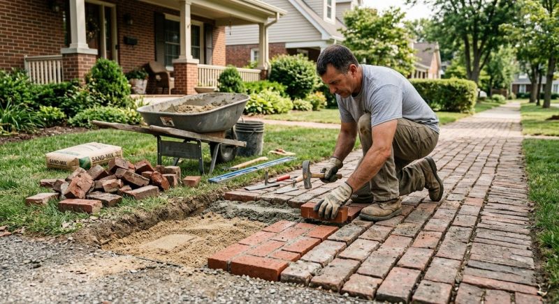 Brick Flatwork Repair