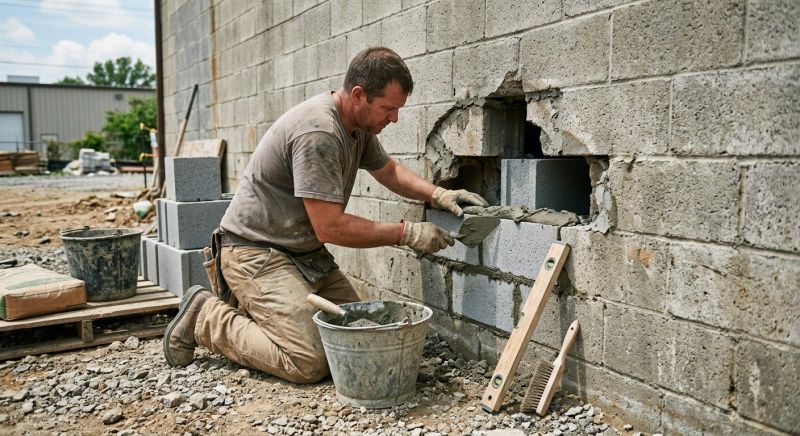 Concrete Block Repair